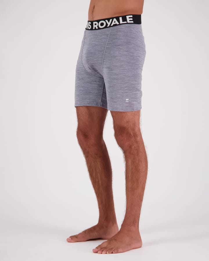 Mons Royale Men's Hold 'Em Boxer Grey Heather Mons Royale