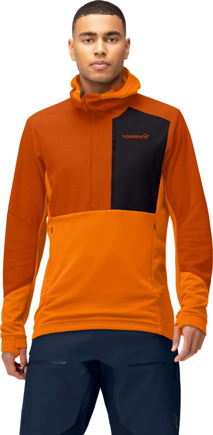 Norrøna Men's Lofoten Thermal Pro Hood Gold Flame Norrøna