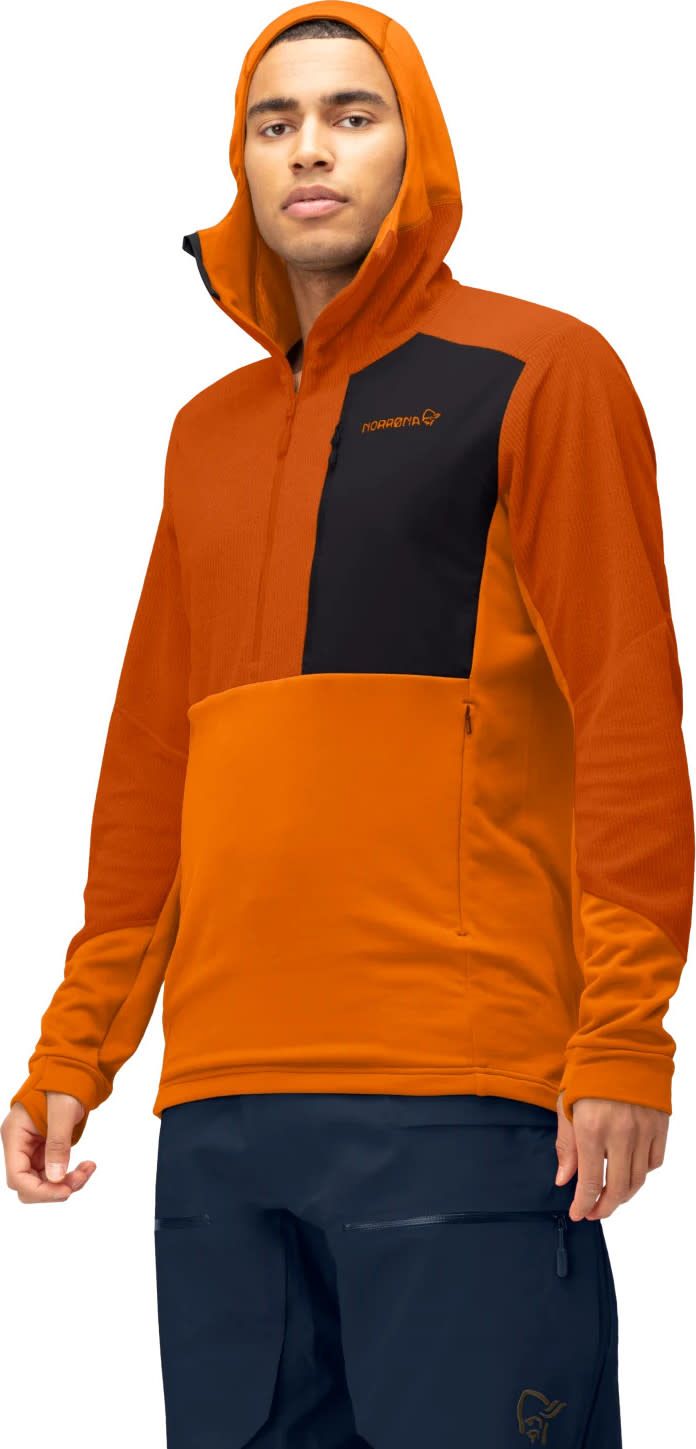 Norrøna Men's Lofoten Thermal Pro Hood Gold Flame Norrøna