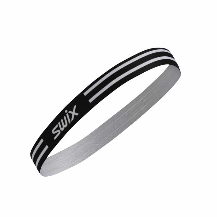 Swix Vantage Elastic Hairbands 2pk Black/Bright White Swix