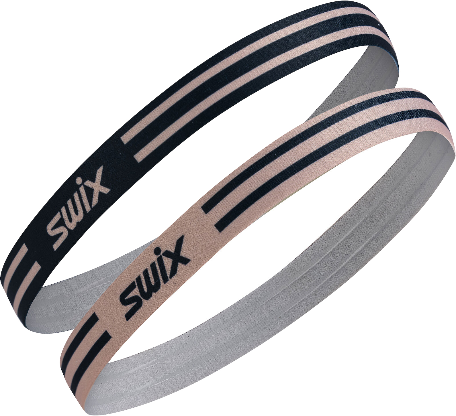 Swix Vantage Elastic Hairbands 2pk Dark Navy/Peach Whip