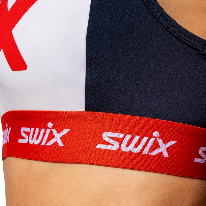 Swix Women's Roadline Bra Bright White/Fiery Red Swix