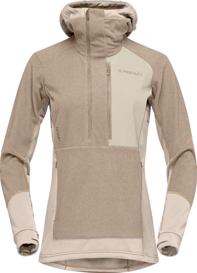 Norrøna Women's Lofoten Thermal Pro Hood Oatmeal Norrøna