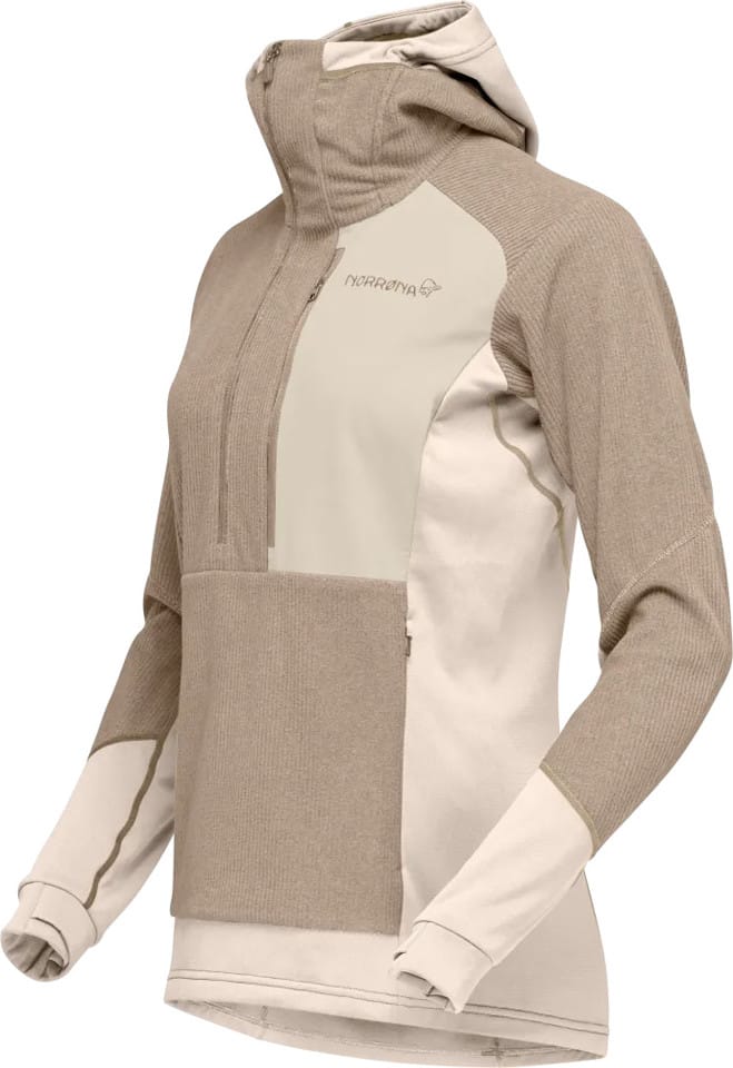 Norrøna Women's Lofoten Thermal Pro Hood Oatmeal Norrøna