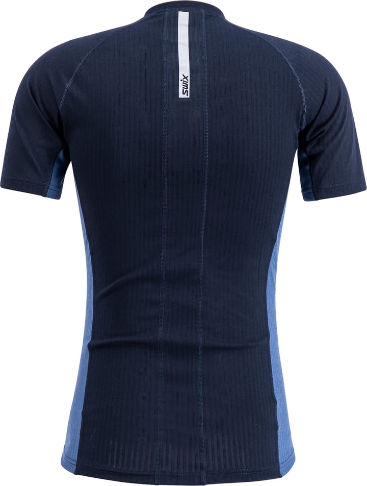 Swix Men's Roadline RaceX Short Sleeve Dark Navy/Lake Blue Swix