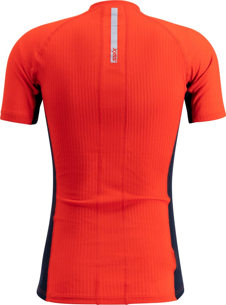 Swix Men's Roadline RaceX Short Sleeve Fiery Red/Dark Navy Swix