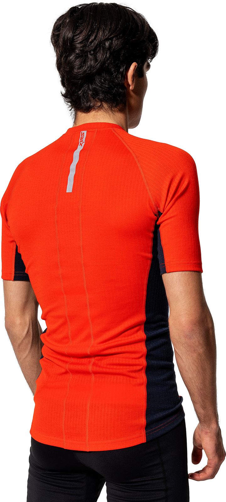 Swix Men's Roadline RaceX Short Sleeve Fiery Red/Dark Navy Swix