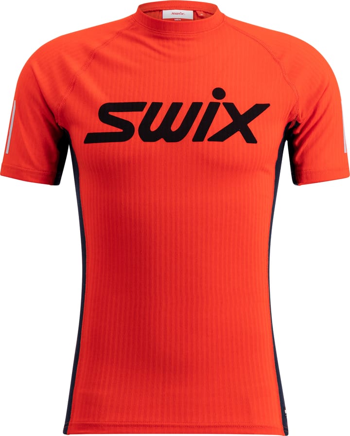 Swix Men's Roadline RaceX Short Sleeve Fiery Red/Dark Navy Swix