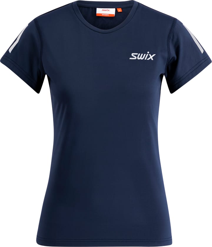 Swix Women's Pace NTS Short Sleeve Baselayer Top Dark Navy Swix