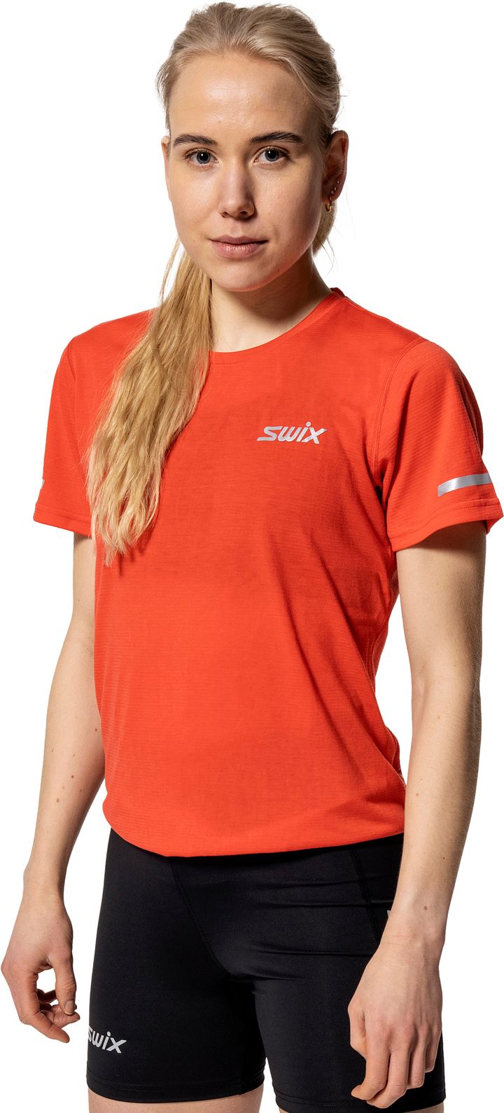 Swix Women's Pace Short Sleeve Cayenne Swix