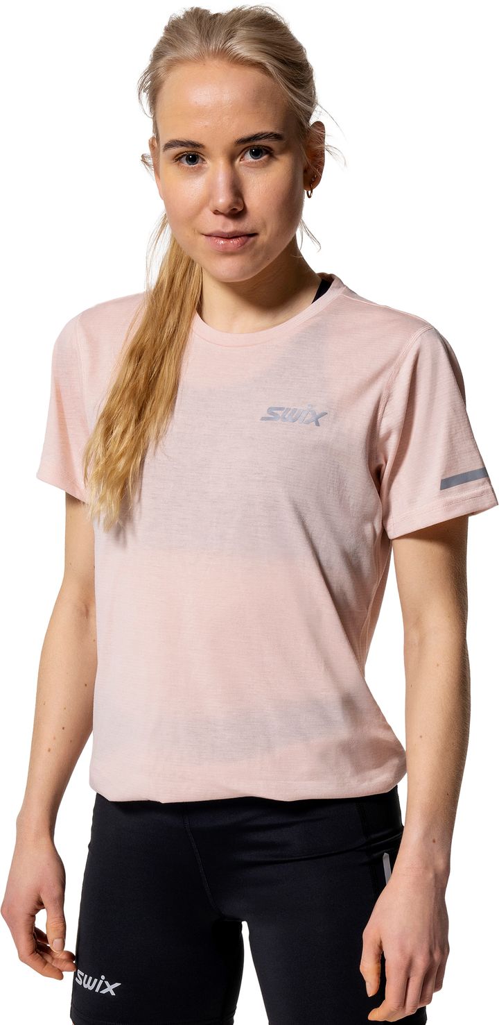 Swix Women's Pace Short Sleeve Peach Whip Swix