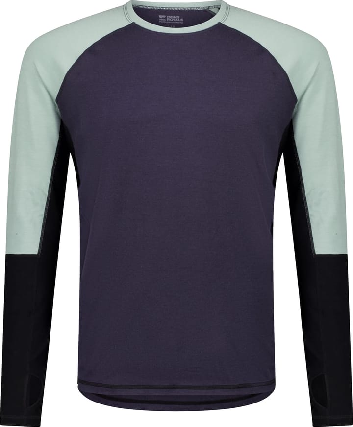 Mons Royale Men's Olympus Long Sleeve Dew/9 Iron/black Mons Royale