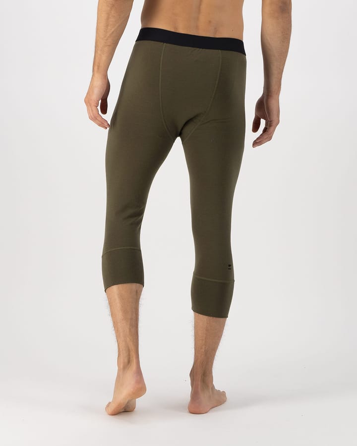 Mons Royale Men's Cascade Merino Flex 200 3/4 Legging Dark Olive Mons Royale