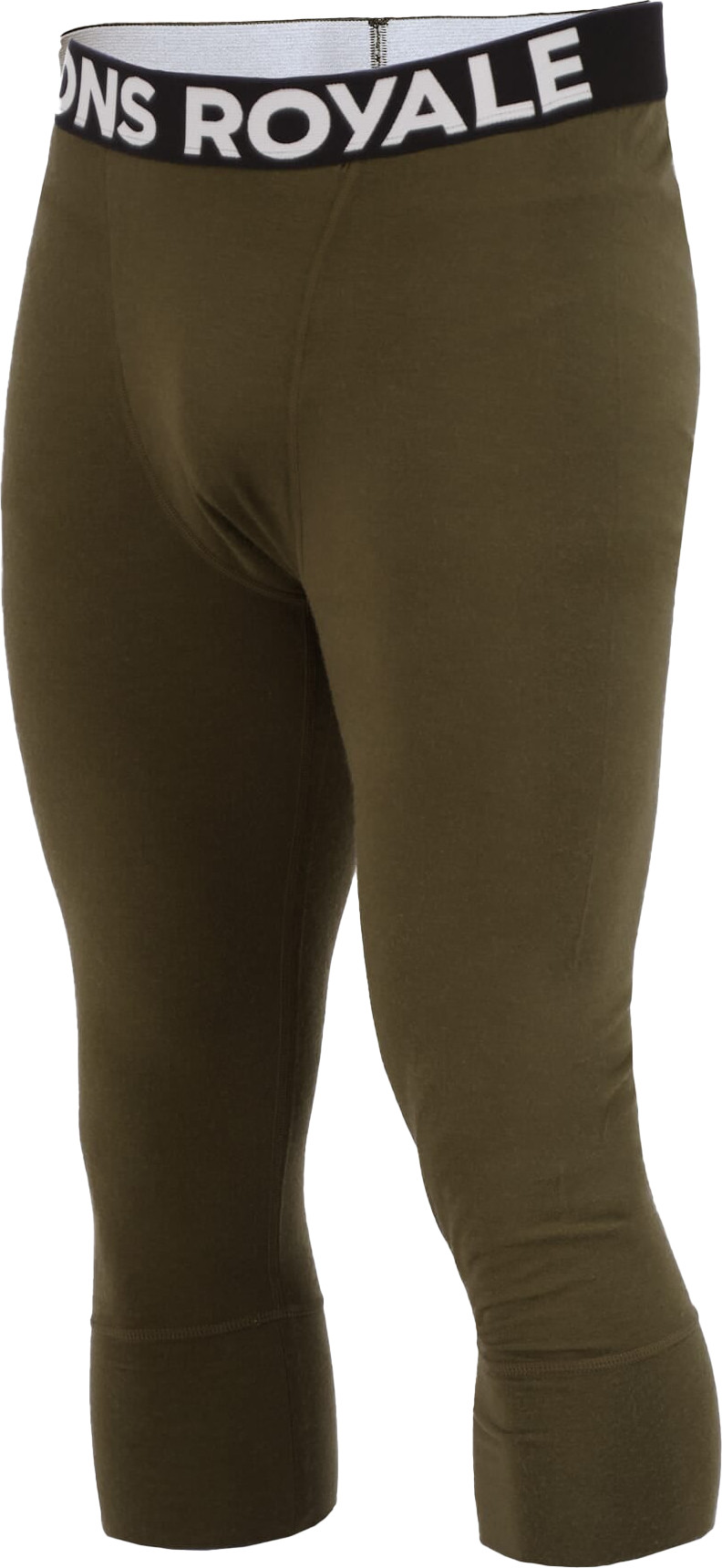 Mons Royale Men’s Cascade Merino Flex 200 3/4 Legging Dark Olive