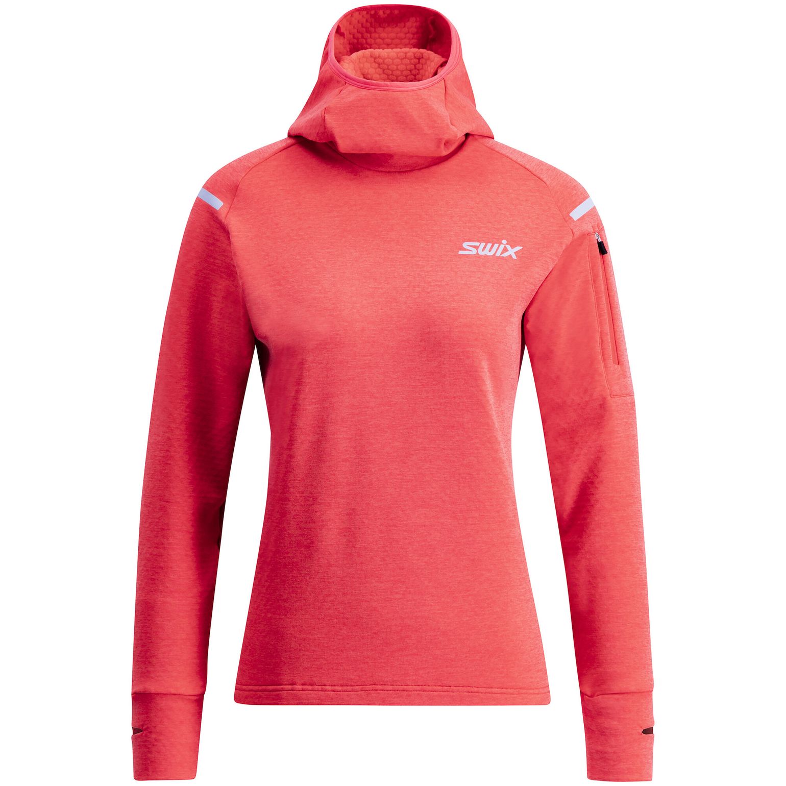 Swix Pace Midlayer Hooded W Cayenne