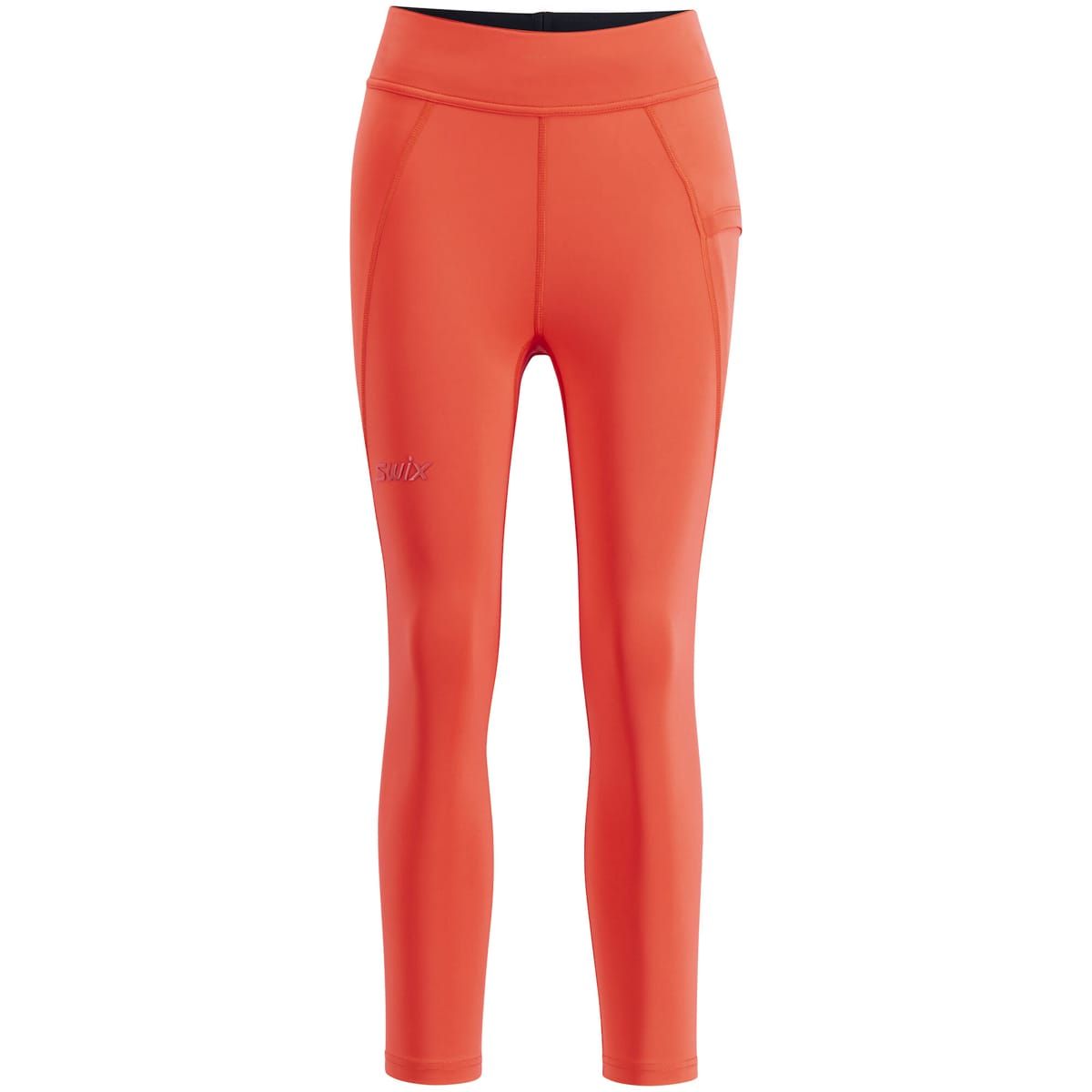 Swix Pace High Waist Cropped Tights W Cayenne