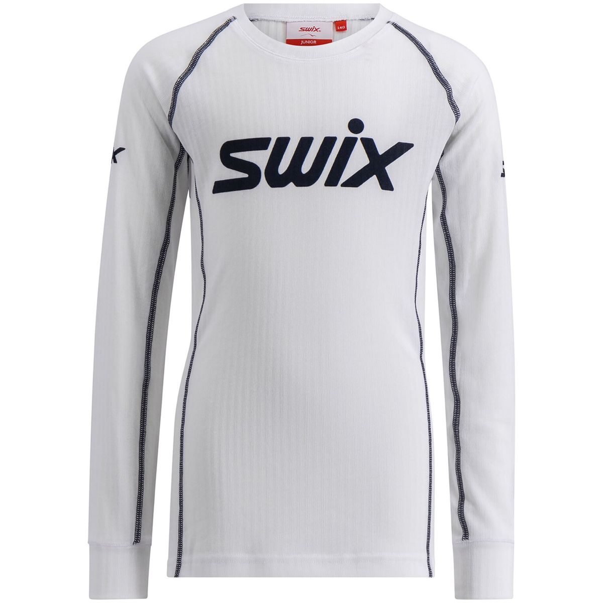 Swix RaceX Classic Long Sleeve Jr Bright White/ Dark Navy