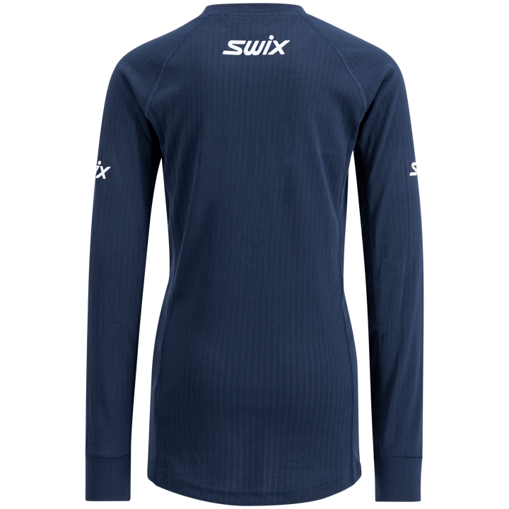 Swix RaceX Classic Long Sleeve Jr Dark Navy/Bright White Swix