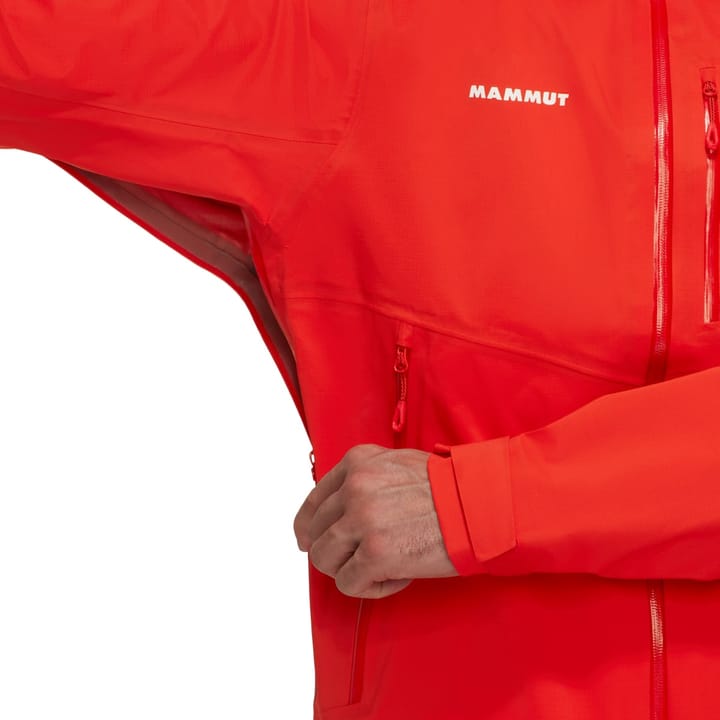 Mammut Men's Alto Guide Hs Hooded Jacket Mammut Red Mammut