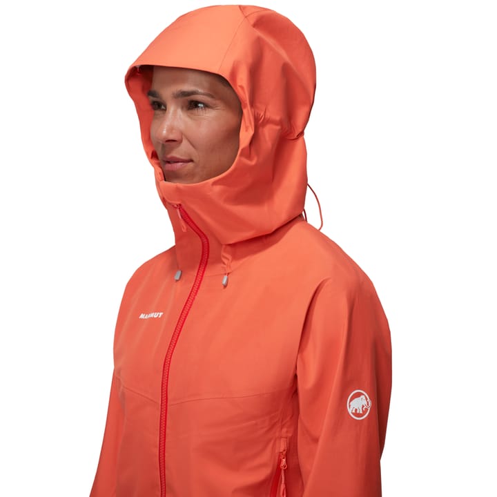 Mammut Crater Iv Hs Hooded Jacket Women Peach Mammut