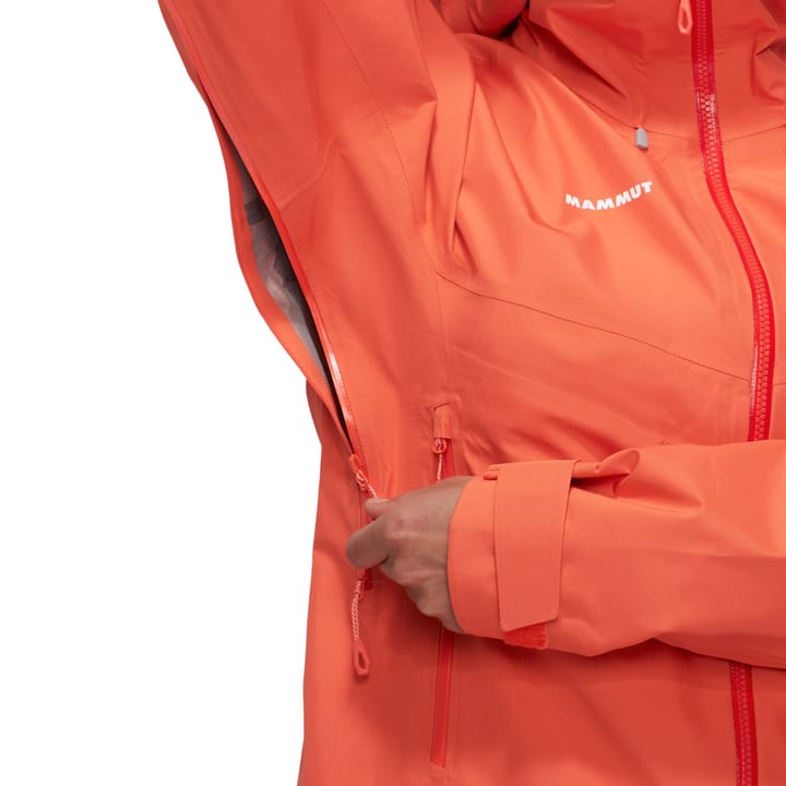 Mammut Crater Iv Hs Hooded Jacket Women Peach Mammut