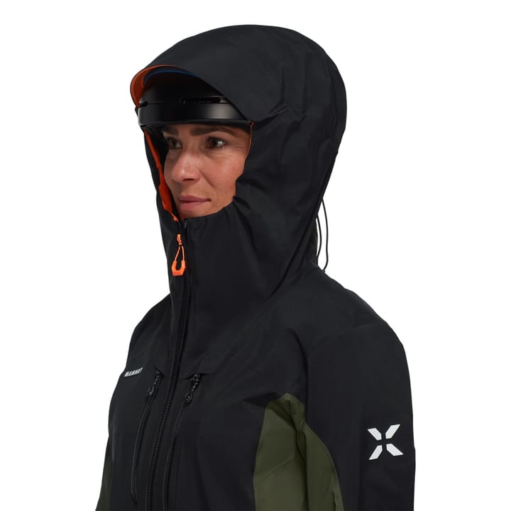 Mammut Eiger Free Advanced Hs Hooded Jacket Women Dark Marsh-Black Mammut