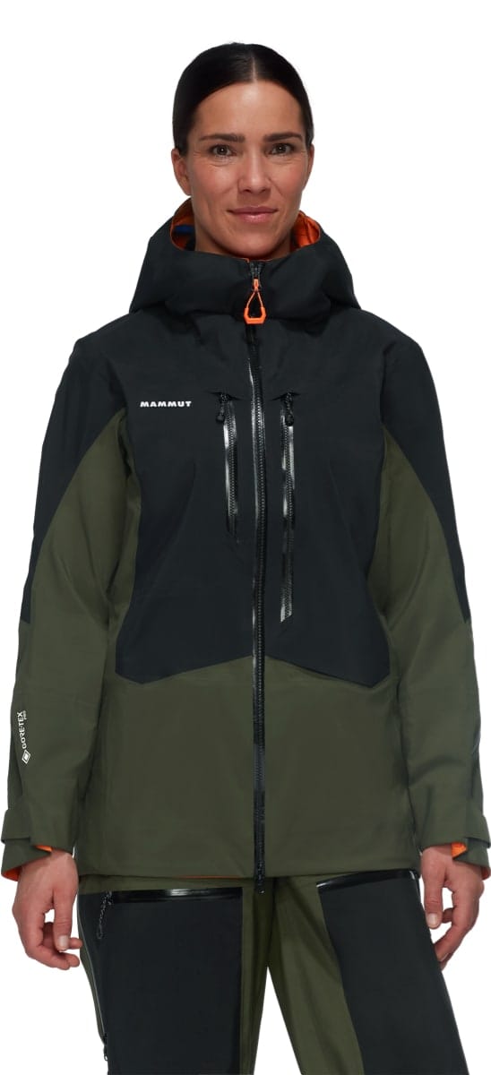 Mammut Eiger Free Advanced Hs Hooded Jacket Women Dark Marsh-Black Mammut