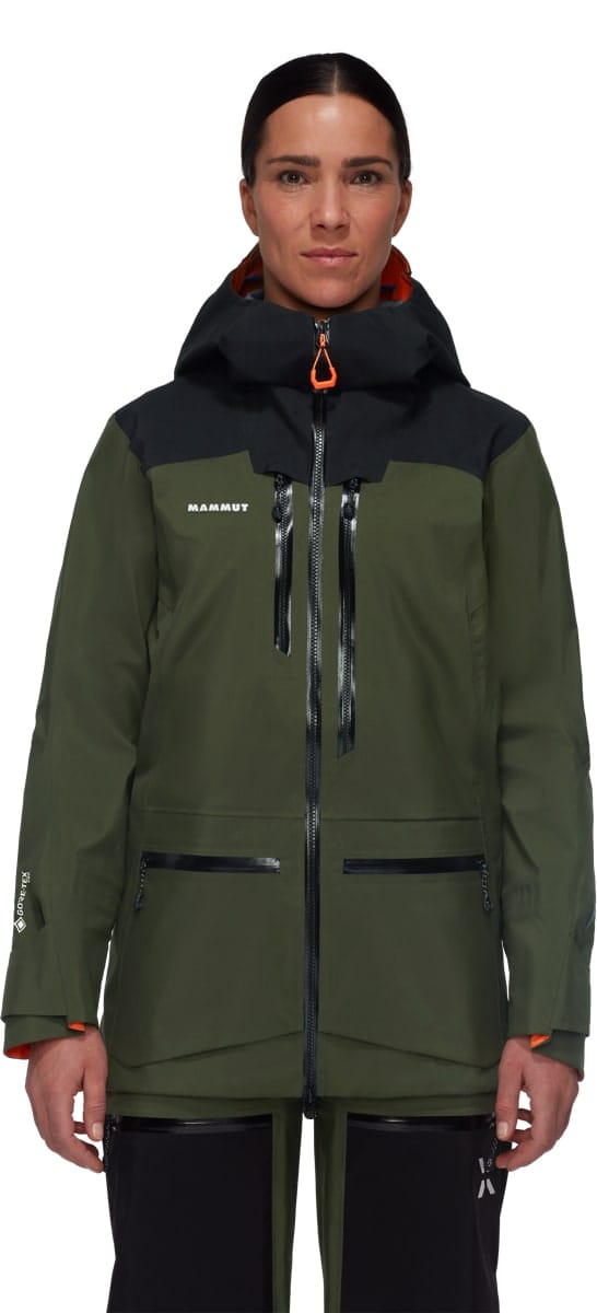 Mammut Eiger Free Pro Hs Hooded Jacket Women Dark Marsh-Black Mammut