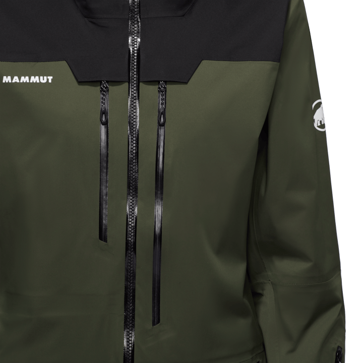 Mammut Women's Haldigrat Hardshell Hooded Jacket  Dark Marsh-Black Mammut