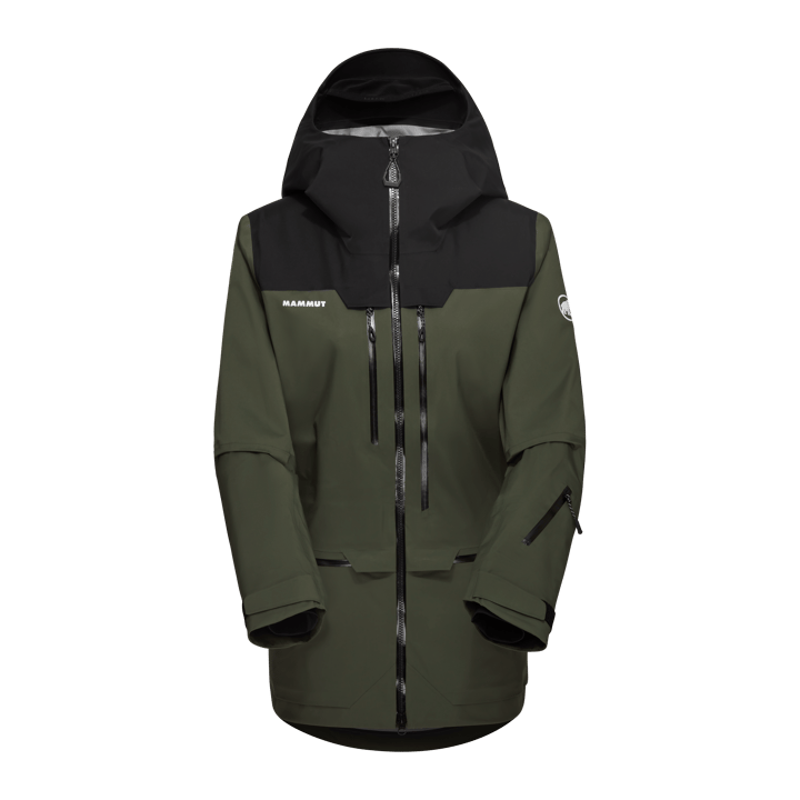 Mammut Women's Haldigrat Hardshell Hooded Jacket  Dark Marsh-Black Mammut