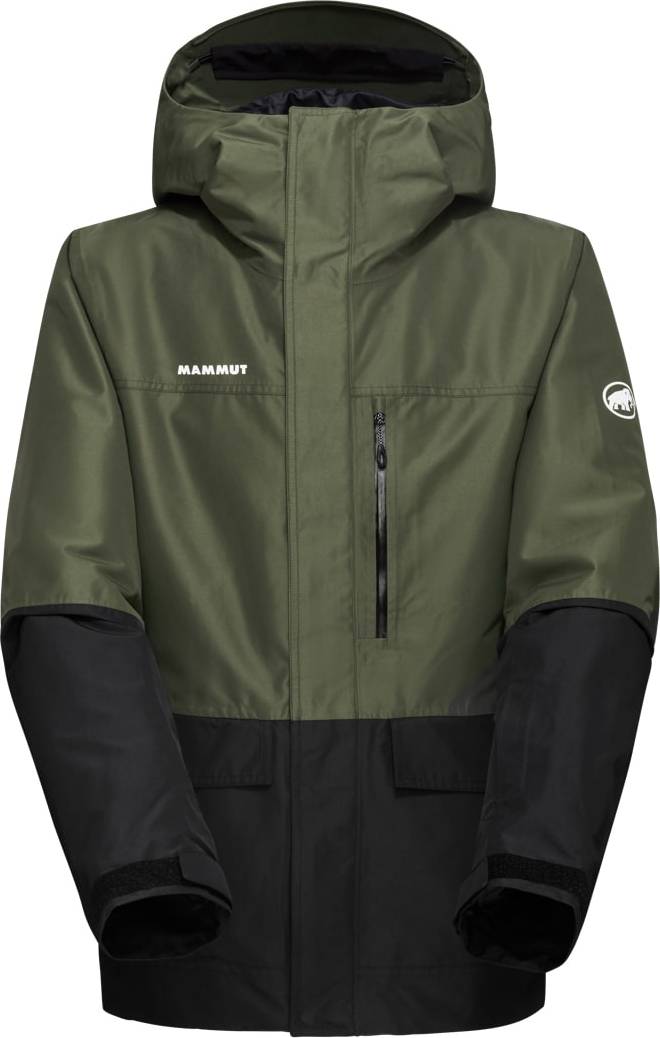 Mammut Men’s Fall Line Hs Thermo Hooded Jacket  Dark Marsh-Black