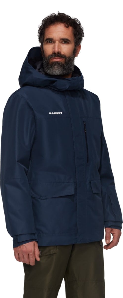 Mammut Fall Line Hs Thermo Hooded Jacket Men Marine Mammut