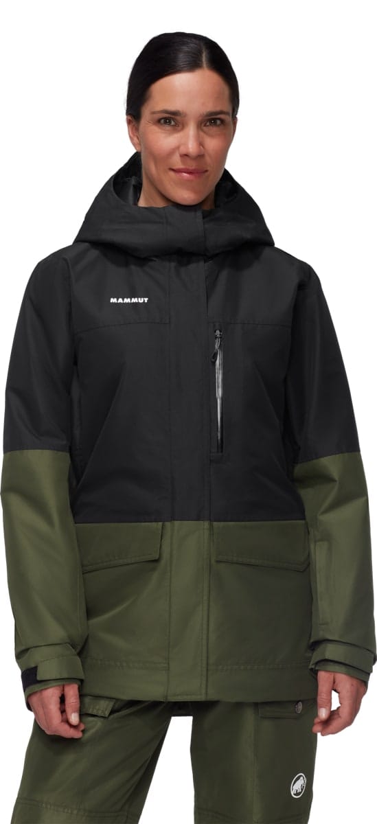 Mammut Fall Line Hs Thermo Hooded Jacket Women Dark Marsh-Black Mammut