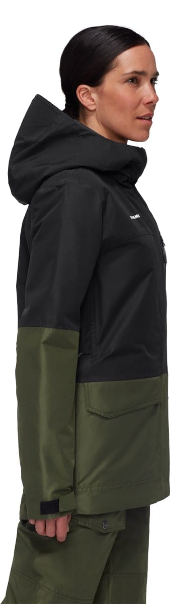 Mammut Fall Line Hs Thermo Hooded Jacket Women Dark Marsh-Black Mammut