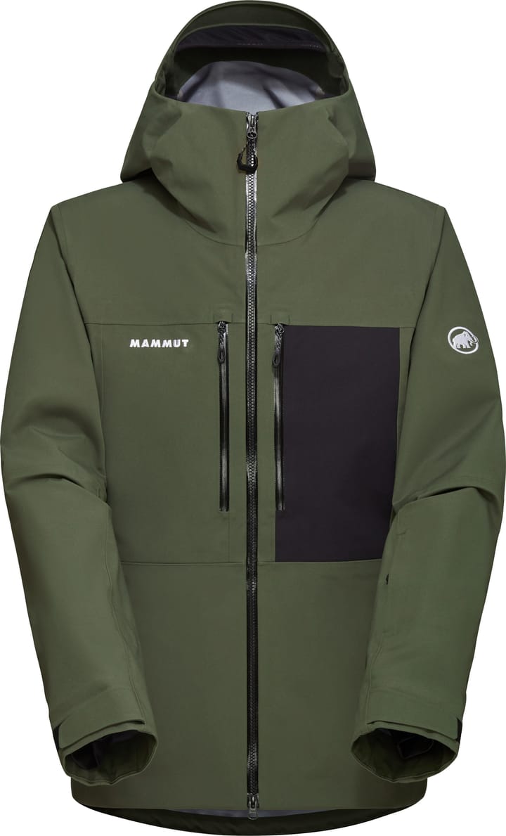 Mammut Men's Stoney Hardshell Hooded Jacket  Dark Marsh-black Mammut