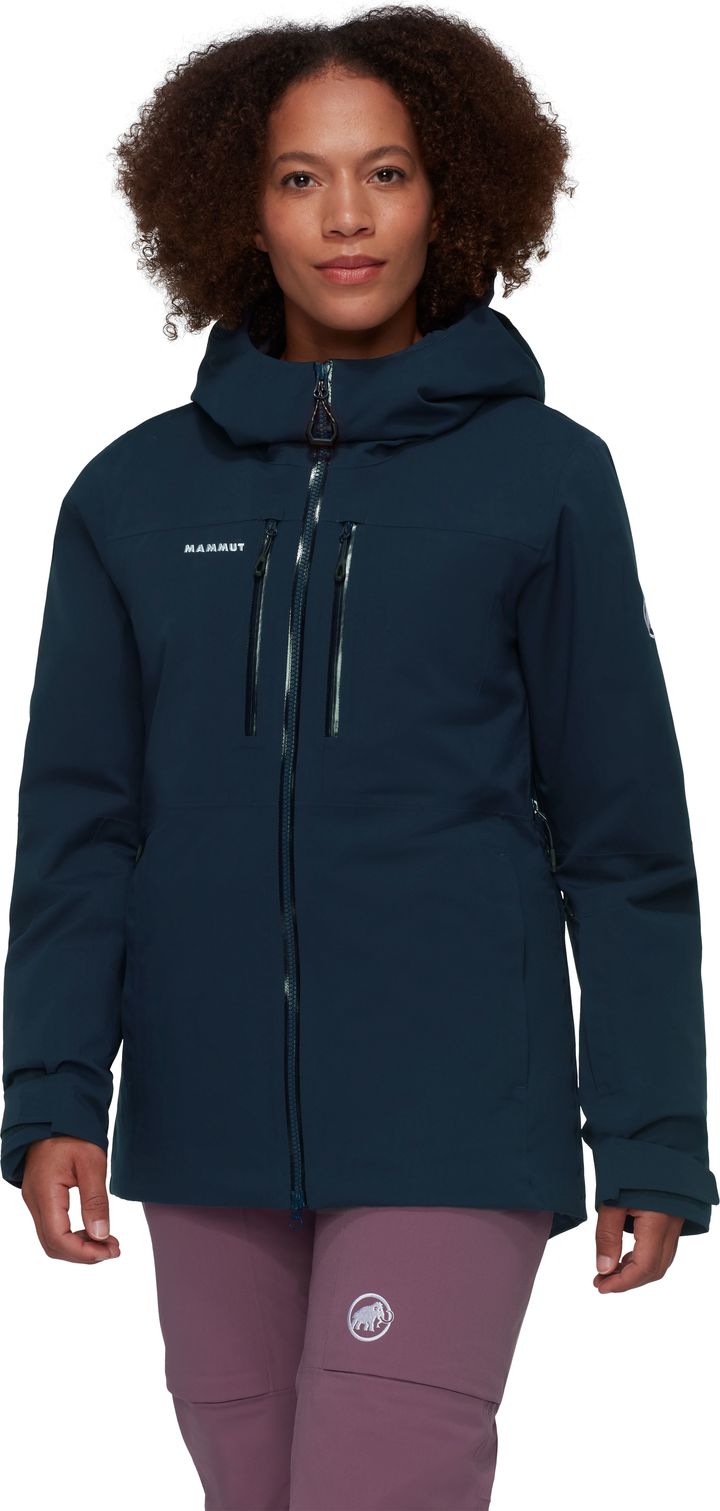 Mammut Women's Stoney Hardshell Thermo Hooded Jacket  Marine Mammut