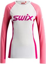 Swix Women's RaceX Classic Long Sleeve Sakura / Bright White