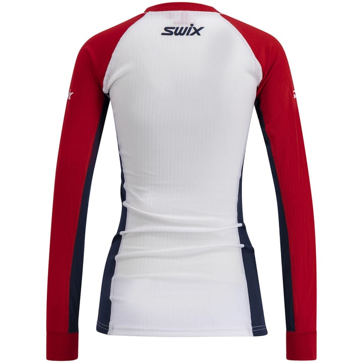 Swix Women's RaceX Classic Long Sleeve Swix Red/Bright White Swix