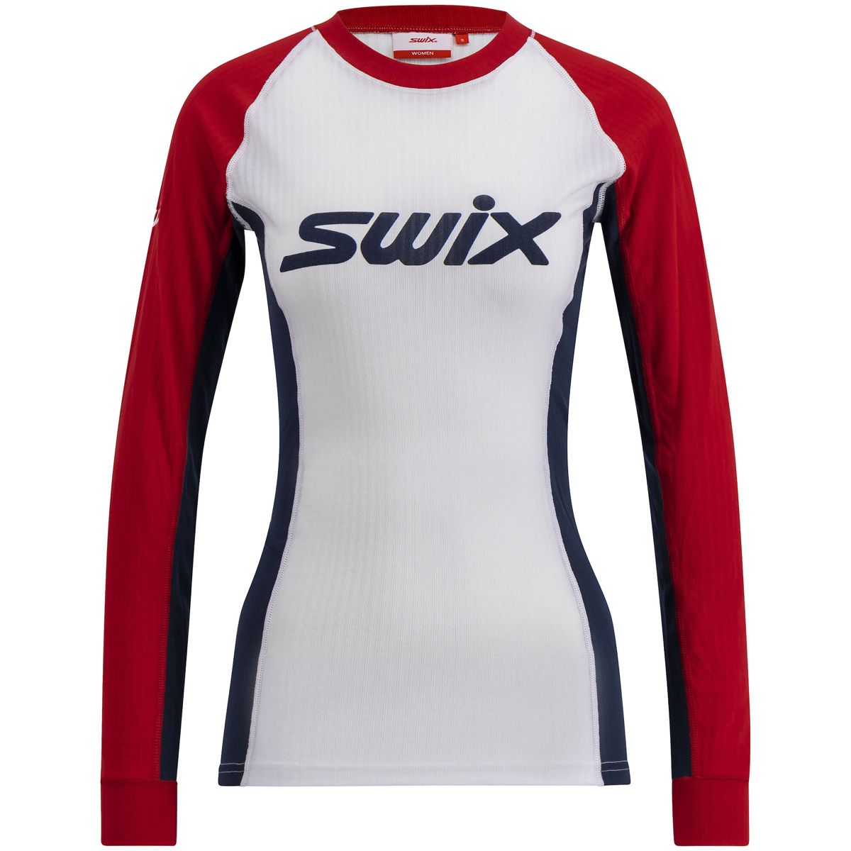 Swix Women's RaceX Classic Long Sleeve Swix Red/Bright White