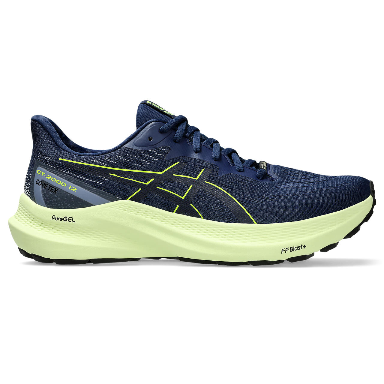 Asics Men’s GT 2000 12 GORE-TEX Blue Expanse/Safety Yellow