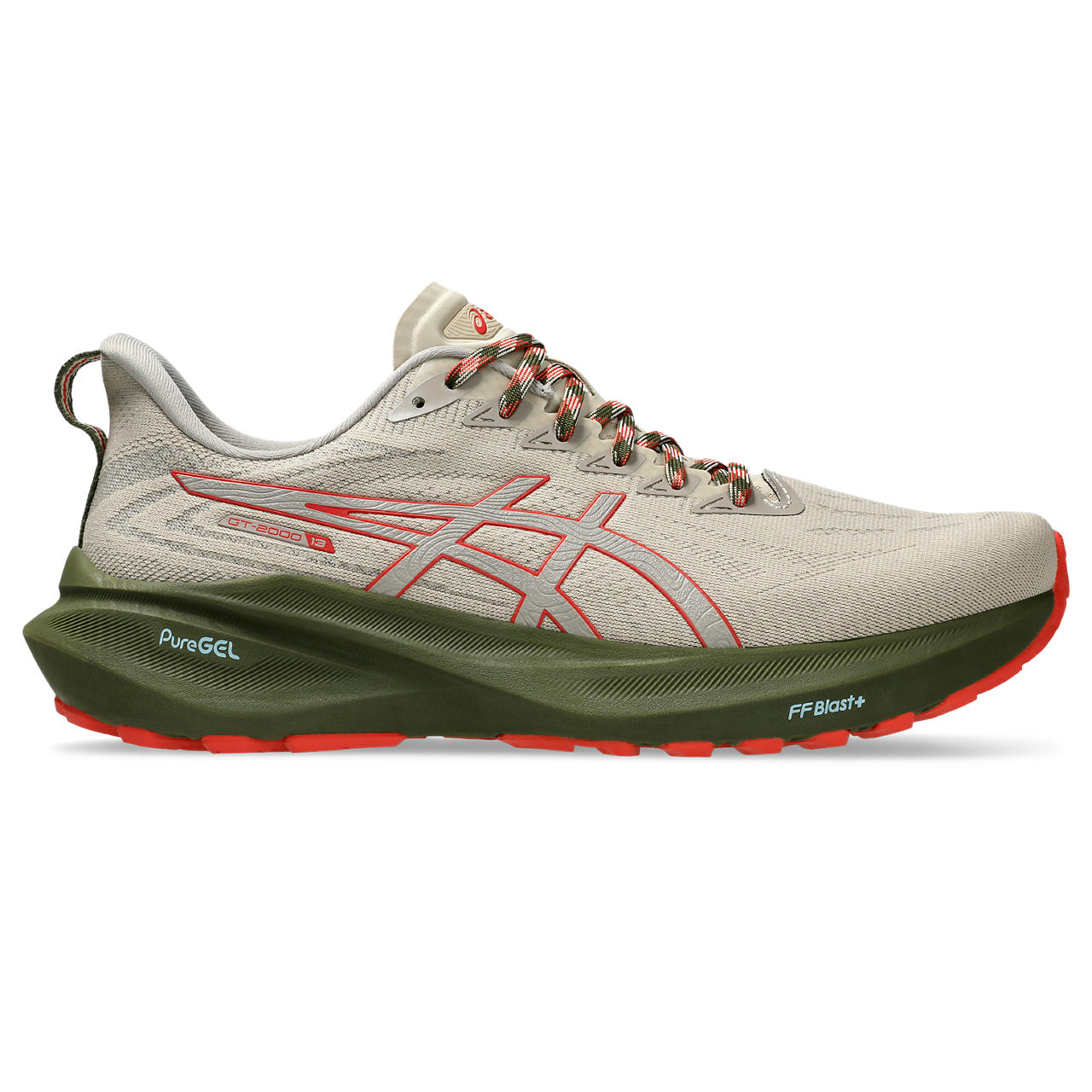 Asics Men’s Gt-2000 13 Nature Bathing/Red Snapper