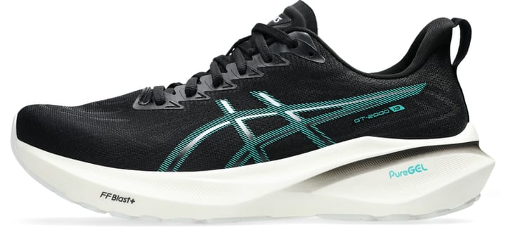 Asics Men's GT-2000 13 Black/wave Teal Asics