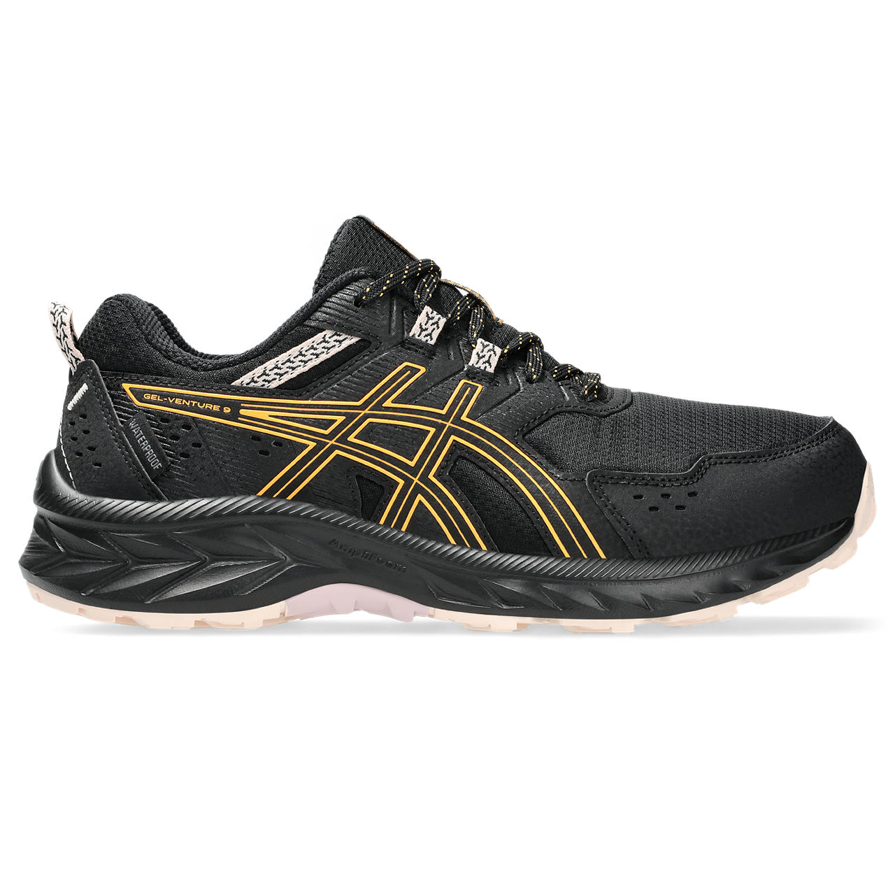 Asics Women’s Gel-Venture 9 Waterproof Black/Stadium Orange