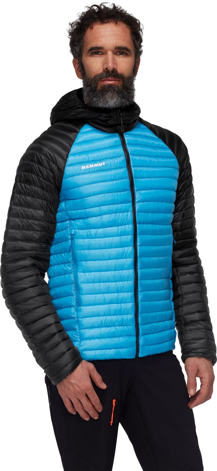 Mammut Men's Aenergy In Hooded Jacket  Glacier Blue-black Mammut