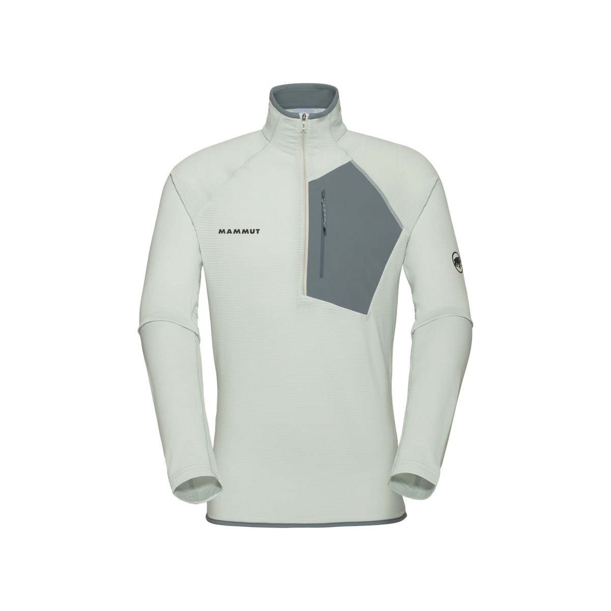 Mammut Aenergy Light Ml Half Zip Pull Men Silver Sage-strata