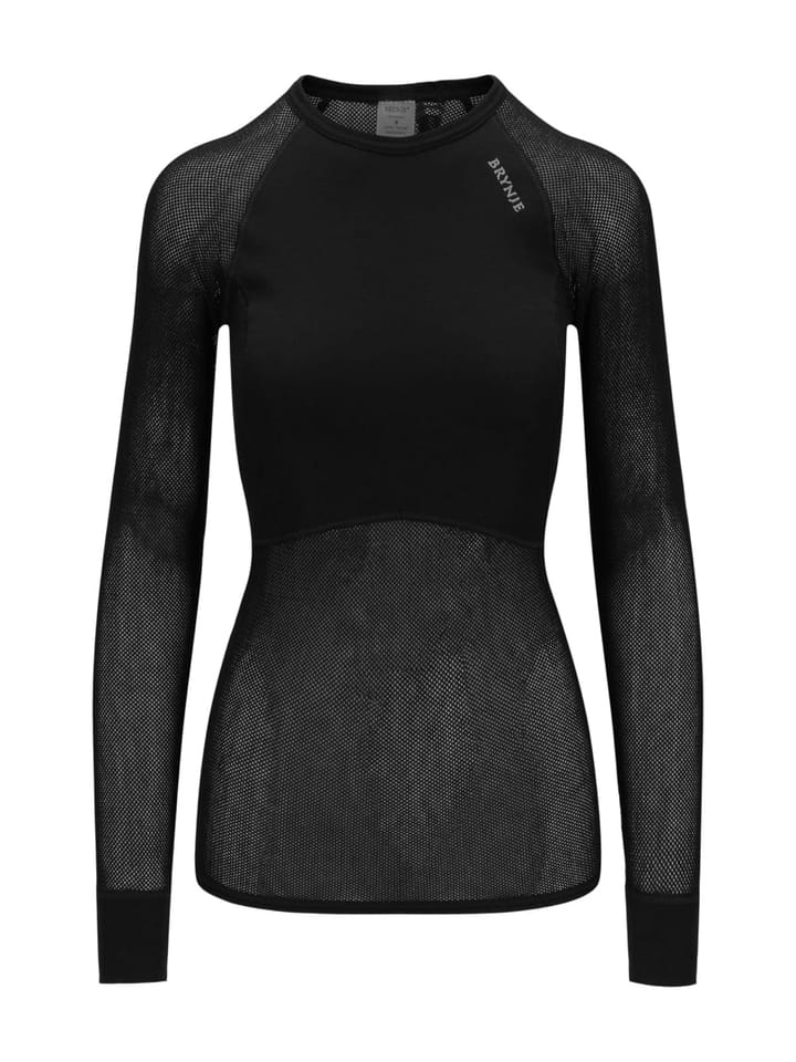 Brynje Women's Wool Thermo Light Long Sleeved Shirt Black Brynje