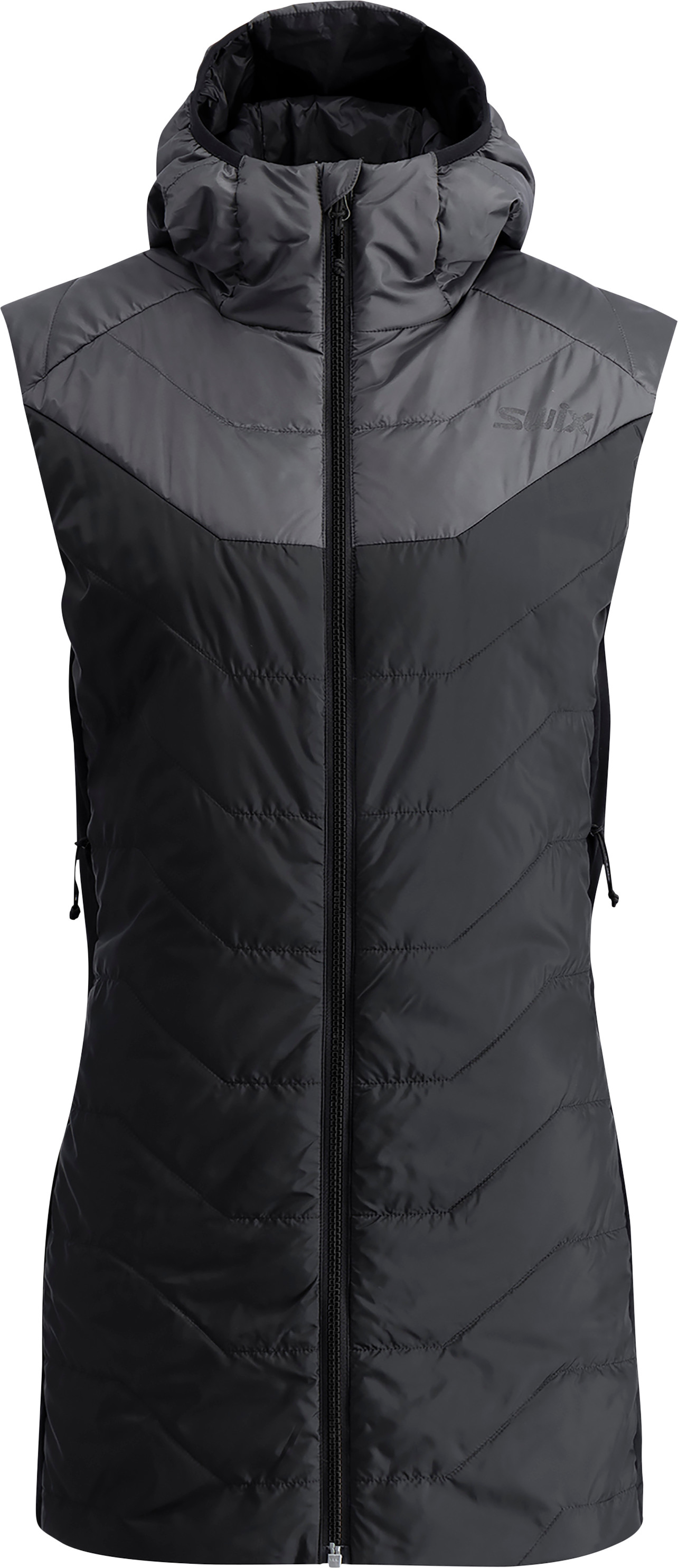 Swix Women’s Infinity Insulated Long Vest Black/Magnet