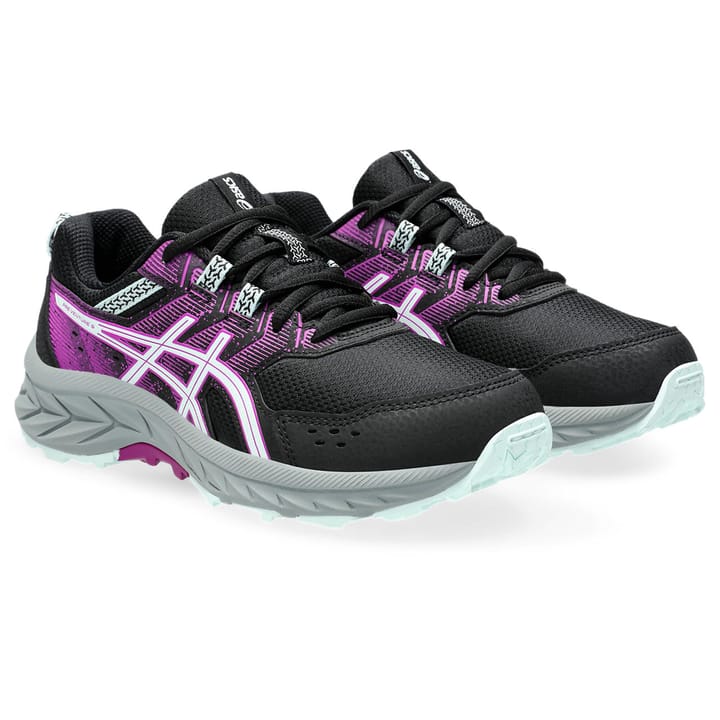 Asics Kids' Pre Venture 9 Grade School Black/Soothing Sea Asics