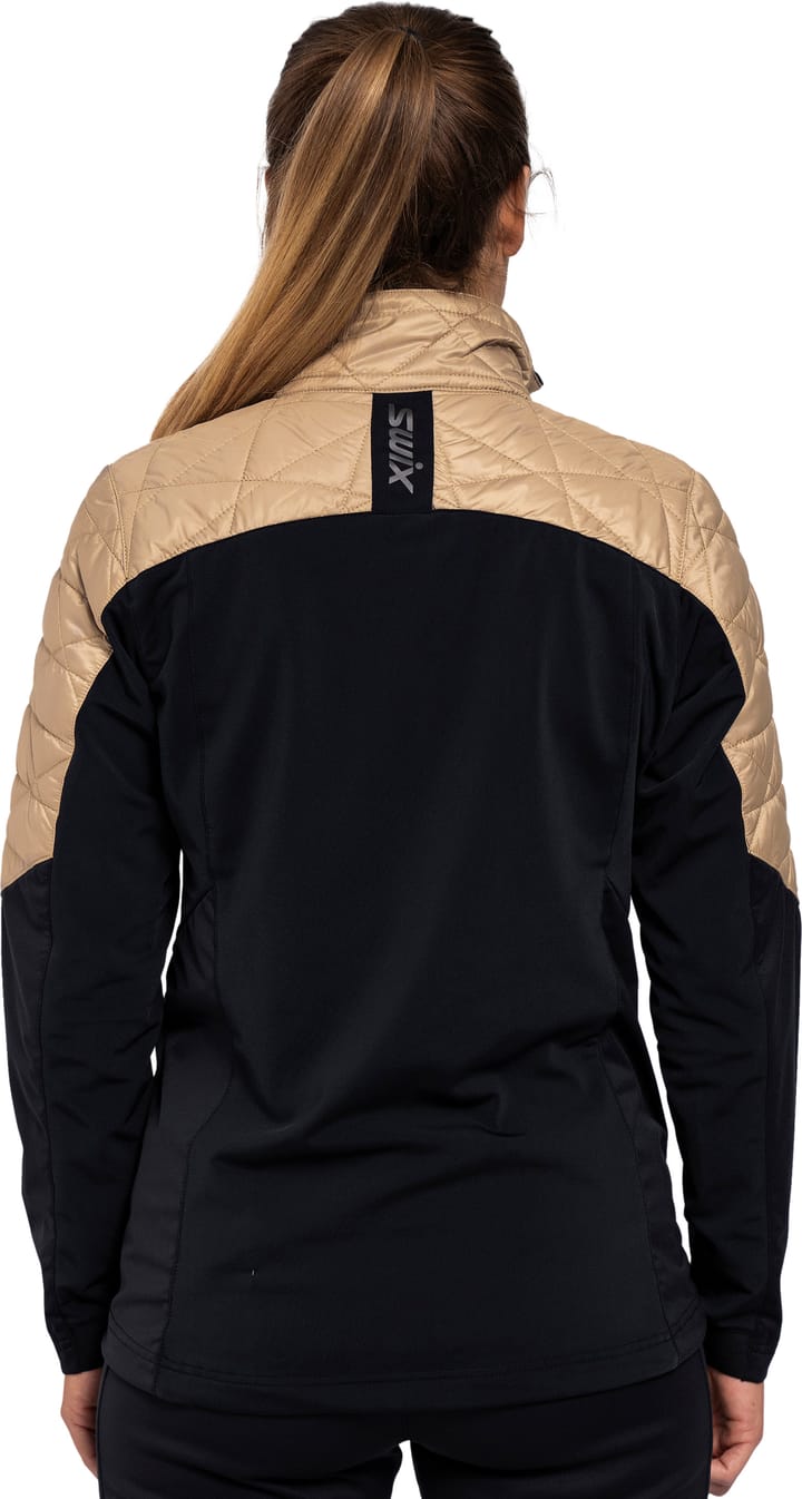 Swix Women's Infinity Hybrid Insulated Jacket Dune/Black Swix