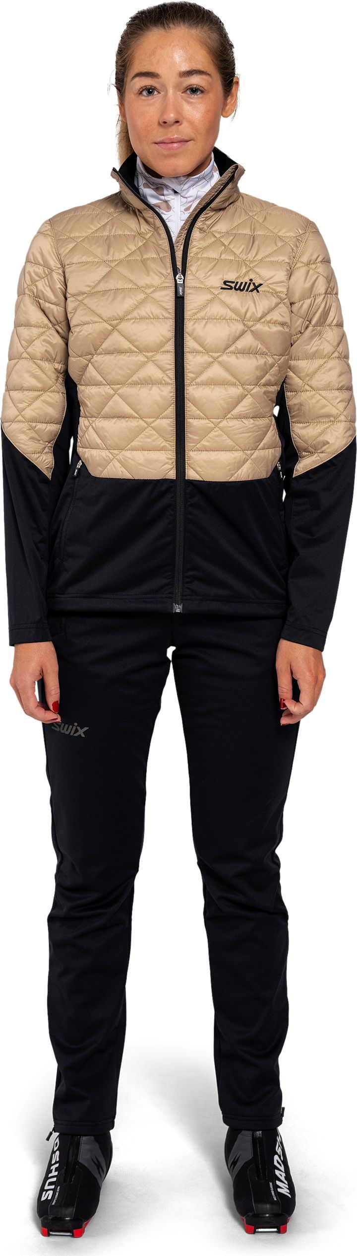 Swix Women's Infinity Hybrid Insulated Jacket Dune/Black Swix